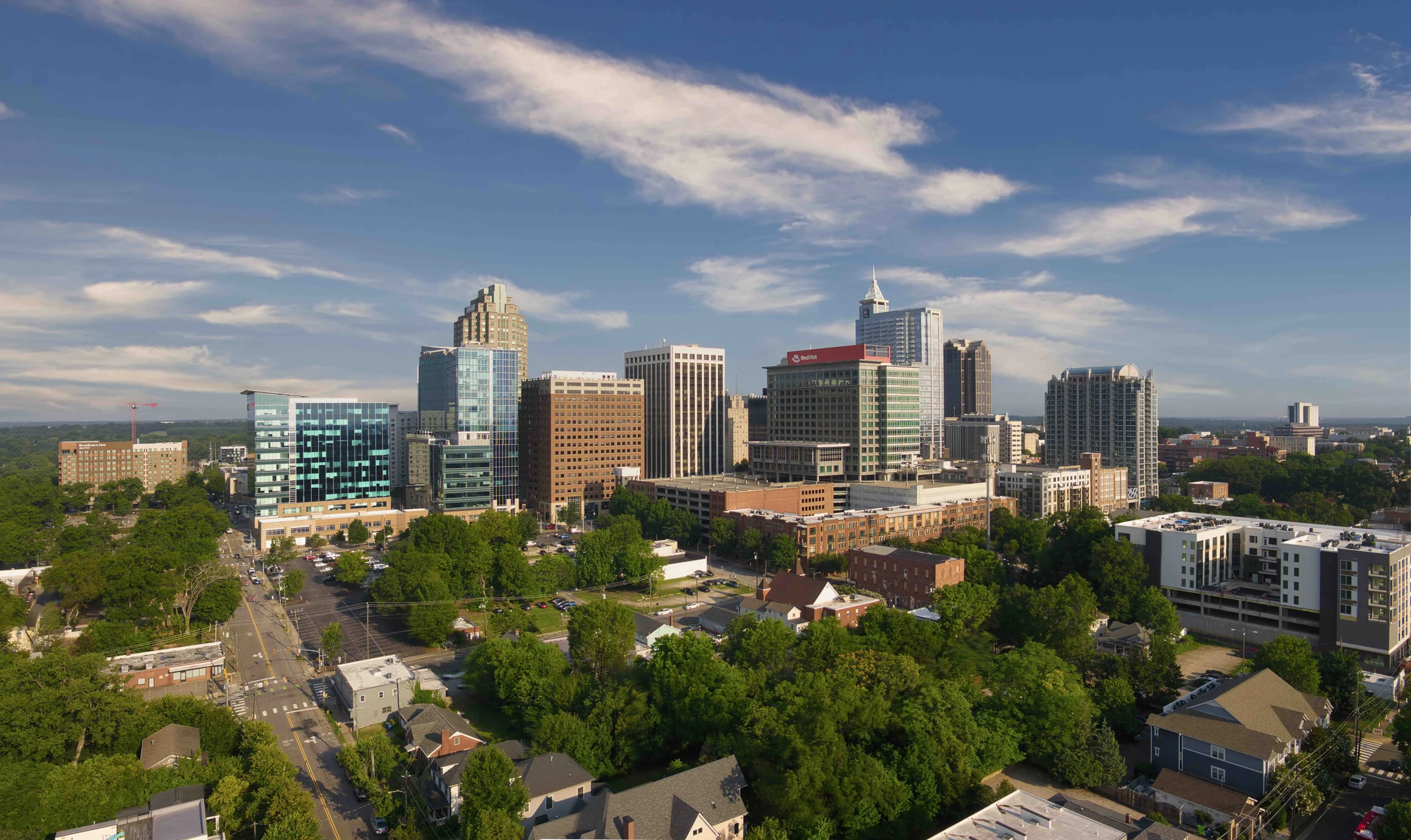Commercial roof work in Raleigh